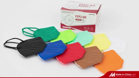 Colorful Mask High Quality Disposable Protective Face Mask En149: 2001+A1: 2009 FFP2 Nr