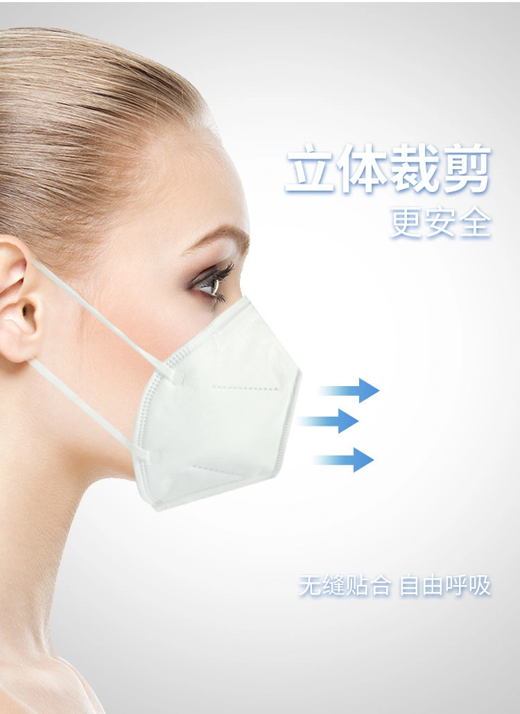 Kn95, N95, GB2626-2006, Ffp2 5 Layer Standards Non-Woven Fabric Protection Anti-Virus, Anti-Dust Adult Disposable Face Masks