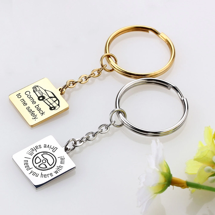 Wholesale Custom Personalized Drive Safe Kyechain Dropshipping Promotional Gift Items