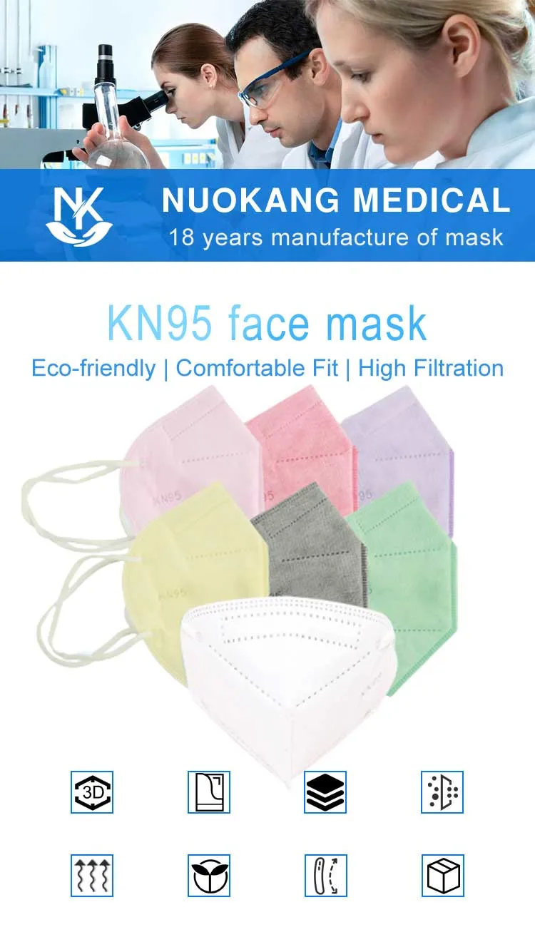 High Quality KN95 Mask Cute Printing Pattern Ear Loop Children KN95 Kids Face Mask