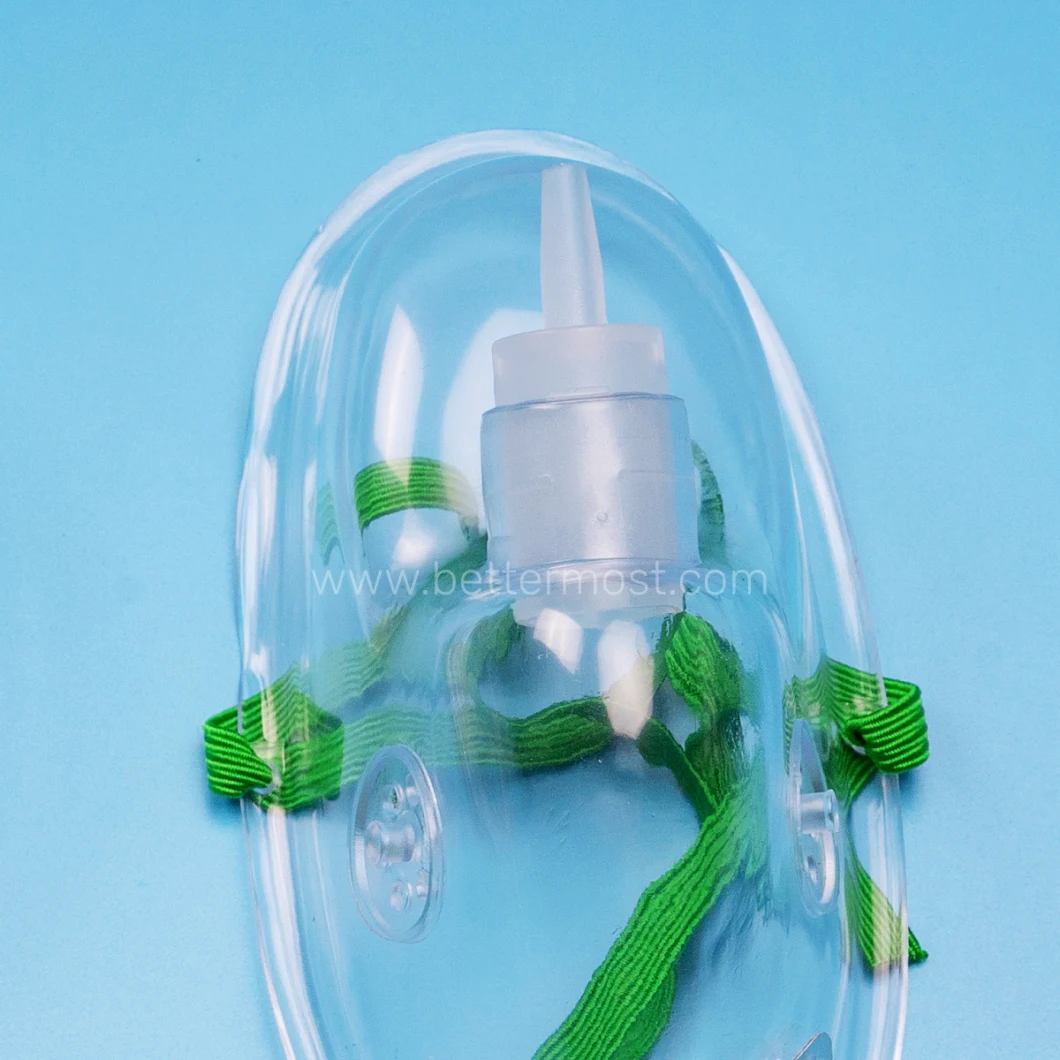 Bm&reg; High Quality Disposable Medical PVC Oxygen Mask with Tube ISO13485 CE FDA