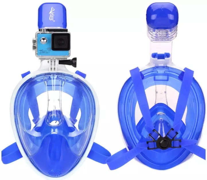 One Piece Full Face Wide Vision Silicone Kids Diving Mask