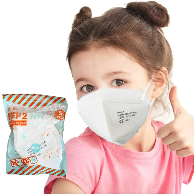 Children KN95 Mask China Manufacturer Factory FFP2 Kids Face Mask Non Woven Mask