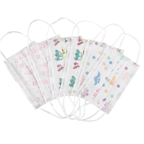 Colorful Anti Dust Disposable Protective KN95 Face Mask for Children and Kids at Daily Use