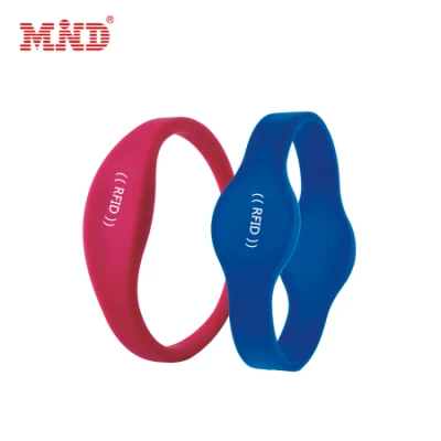 Custom Logo Design Items China Personalized RFID Lf Hf Silicone Wristbands